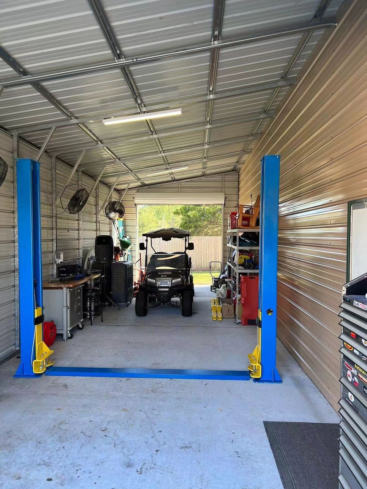 Katool KT-H105 10,000 lb Two Post Vehicle Lift | Base Plate Car Lift