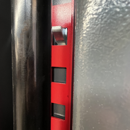 Katool KT-AS110D 11,000 lb Two-Post Asymmetrical Vehicle Lift with Single-Point Lock Release