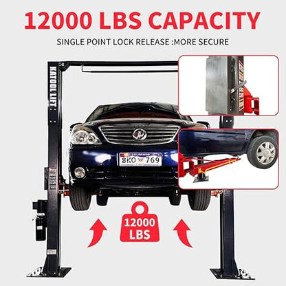 Katool KT-AM120SD 12,000lbs Two Post Lift