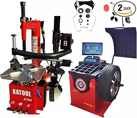 KATOOL KT-T835 Tire Changer & KT-B750 Wheel Balancer Combo