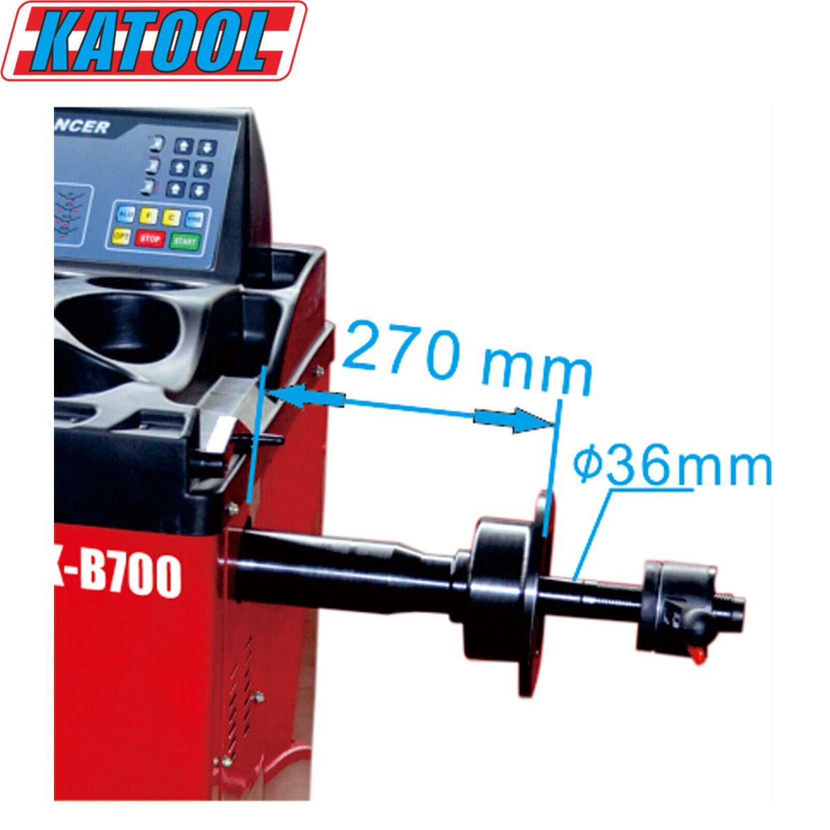 KATOOL KT-T830 Tire Changer & KT-B700 Wheel Balancer Combo