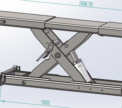 Katool KT-RJ50 5,000lbs Rolling Jack  *Fits KT-4H110, KT-4H950, and KT-4H850*