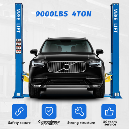 M&E ME-H90S 9000 lbs Two Post Car Lift
