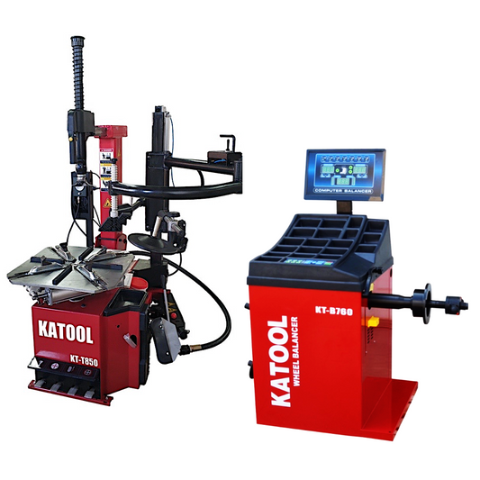 KATOOL KT-T850 Tire Changer & KT-B760 Wheel Balancer Combo