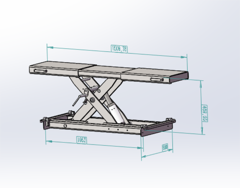 Katool KT-RJ50 5,000lbs Rolling Jack  *Fits KT-4H110, KT-4H950, and KT-4H850*