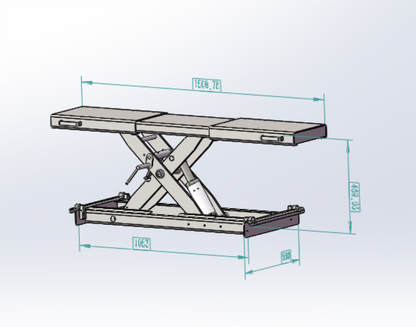 Katool KT-RJ50 5,000lbs Rolling Jack  *Fits KT-4H110, KT-4H950, and KT-4H850*