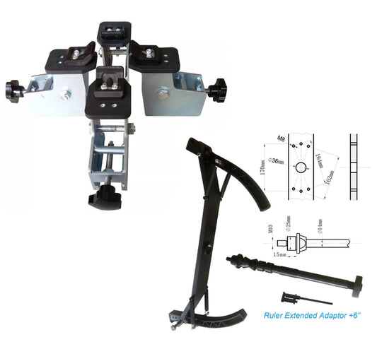 KATOOL Motorcycle Adapter Kit (KT-MC1 + KT-MC2 Combo)
